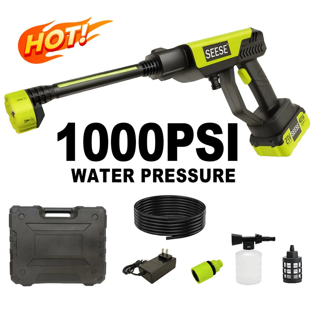 SEESE Cordless Pressure Washer | Give Your 4WD, Patio & Garden a Good Blast