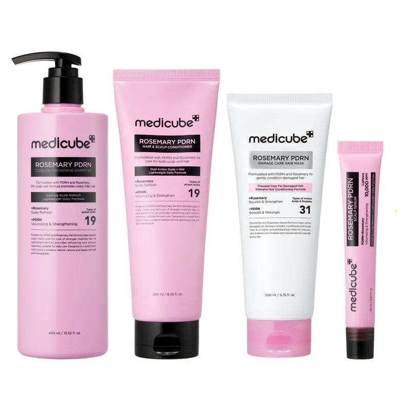 medicube™ Rosemary PDRN Scalp & Hair Thinning Care Kit (4-Piece)