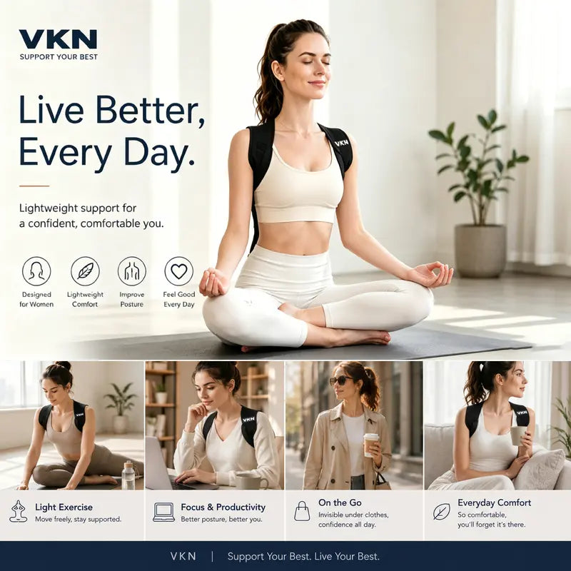 VKN™ Adjustable Back Posture Corrector (Unisex)