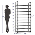 Kitsure™ Multi-Tier Shoe Rack with Side Handles