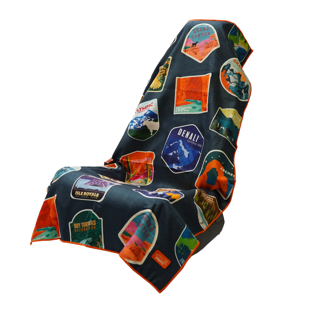 Car Seat Towel | Quick-Dry & Anti-Slip Seat Cover – Protects from Sweat, Sand & Pet Mess – Easy to Install