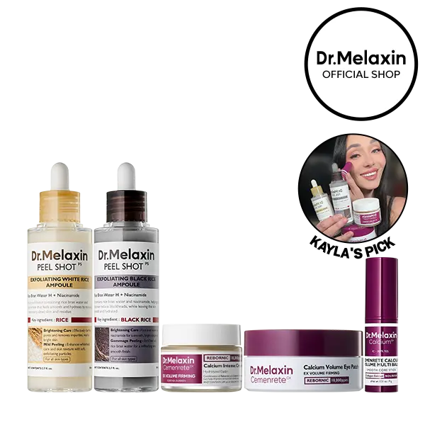 [Dr.Melaxin Official Kayla's Pick] Kayla's Clear Firm Skincare Set Firming Balm Exfoliating Ampoule for Radiant, Healthy Skin