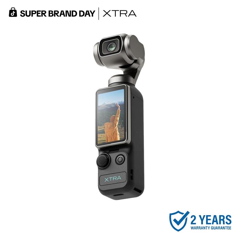 Xtra Muse Vlogging Camera | 4K/120fps with 3-Axis Gimbal Stabilizer – Fast Focus, Face Tracking & Portable for Travel