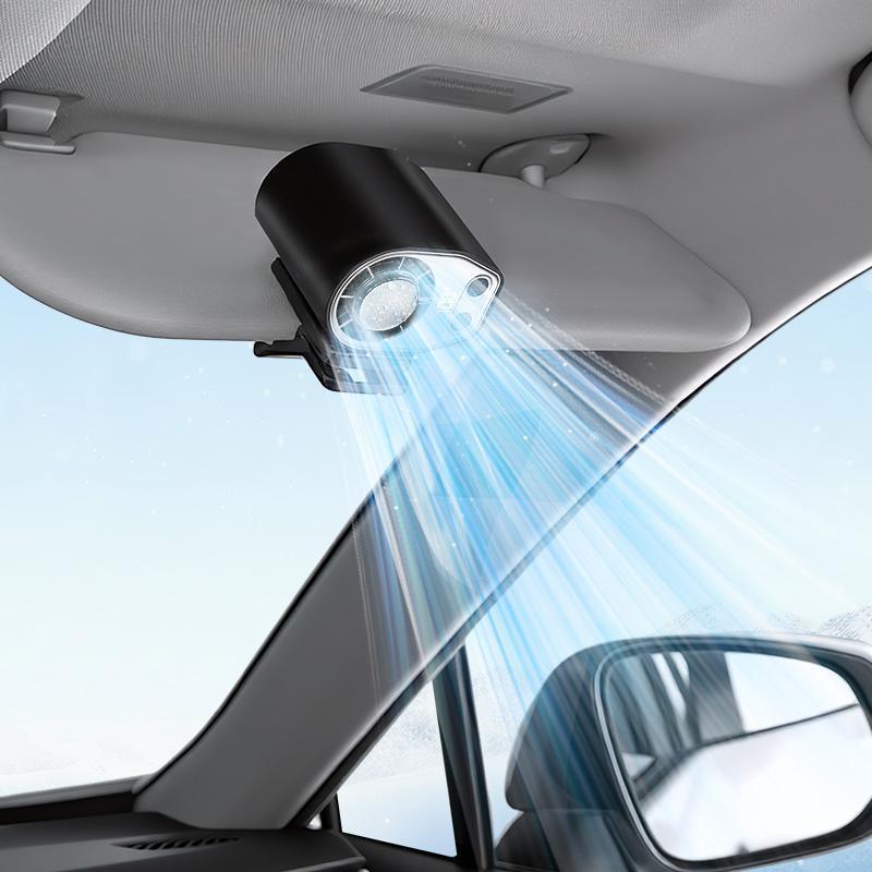 Joytutus Semiconductor Clip-On Fan | 100-Speed Turbo Cooling with 20Hr Battery – 360° Rotating, LED Display, Perfect for Cars, Prams & Desks