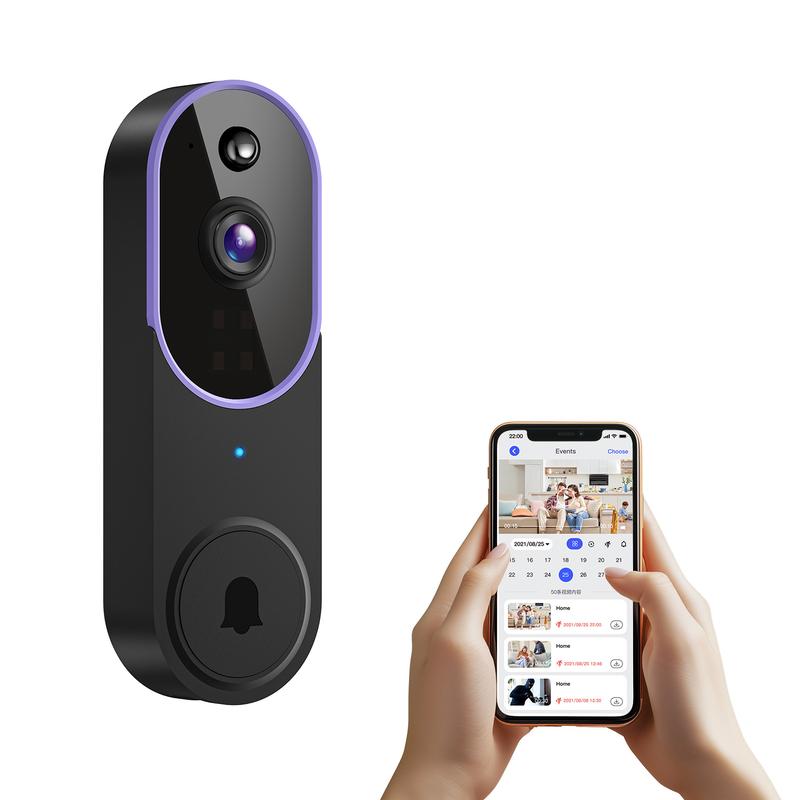 Wireless 1080P Video Doorbell Camera with AI Detection