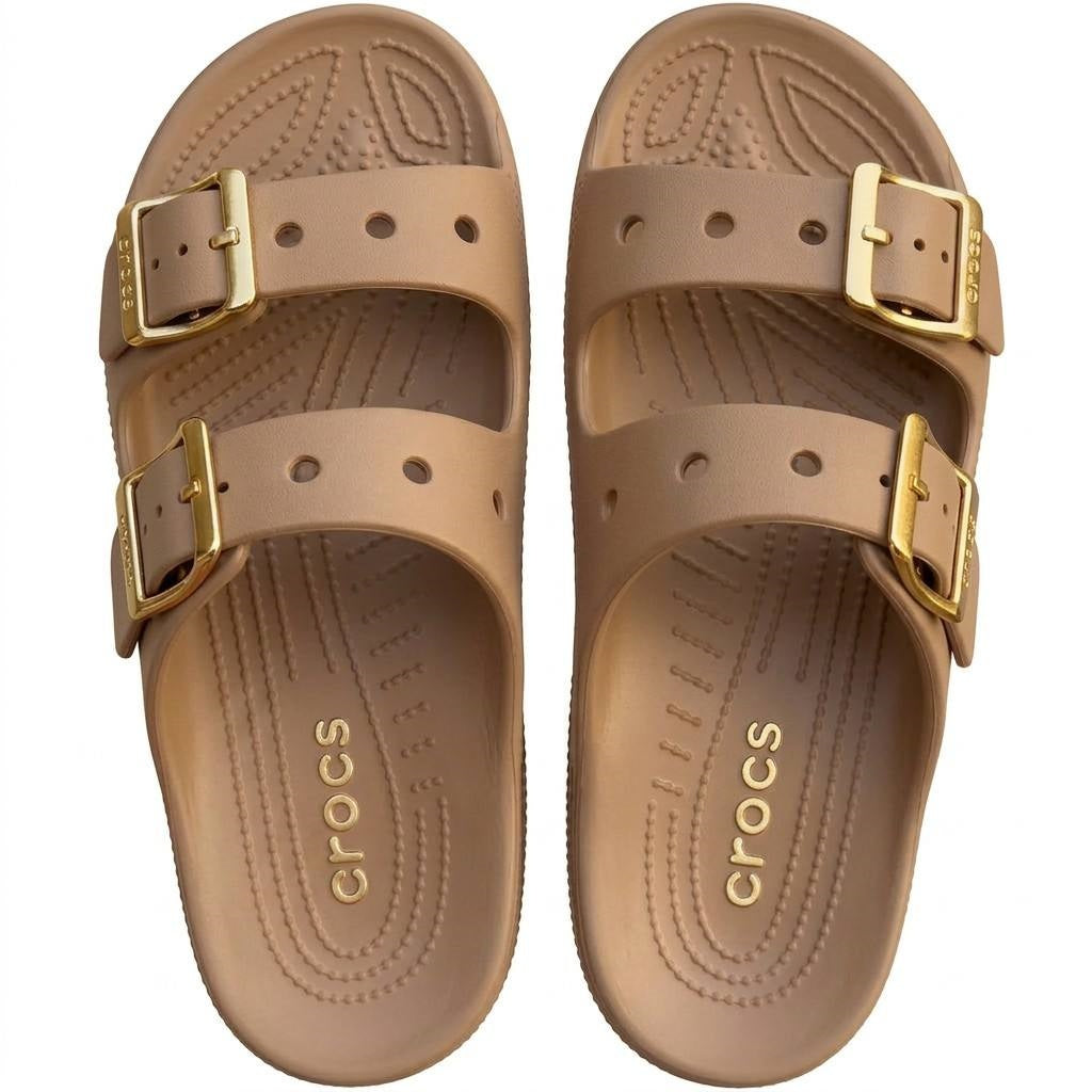 Crocs Women's Two-Strap Sandals | Lightweight, Comfort Fit & Easy On/Off – Perfect for Beach, Shopping & Everyday Wear