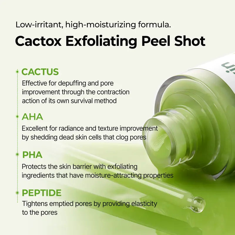 [Dr.Melaxin Official] Peel Shot Exfoliating 5-Step Set | Glow Rice, Kojic Turmeric, TX & Cactox Serum for Pore Clearing, Reducing Puffiness & Hydration Barrier