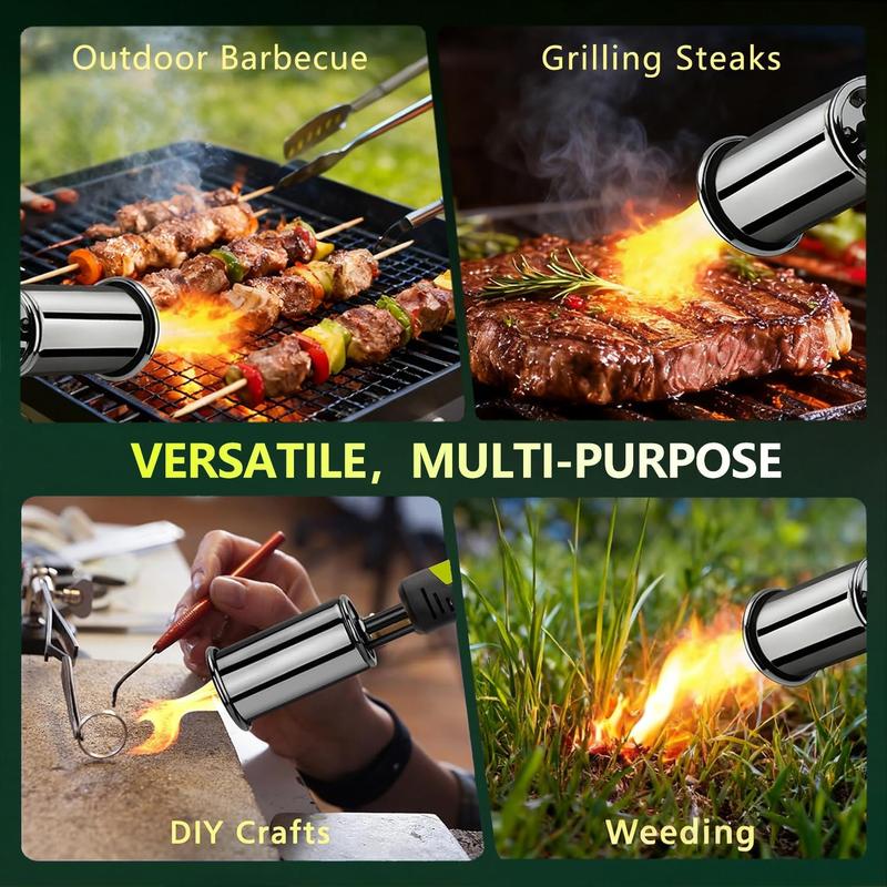 SEESE Propane Torch | Adjustable Flame with Safety Lock – Searing Steak, Lighting BBQs, Charcoal & Fireplaces