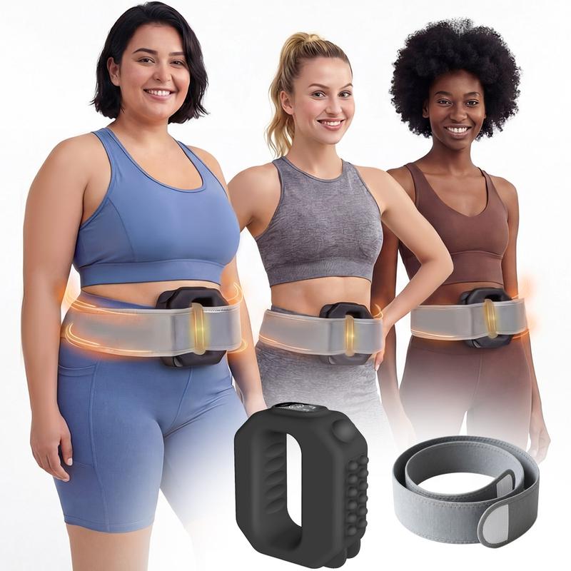 ADDWIN R10 Mini Fascia Massager | Cordless Waist & Back Pain Relief Device with Adjustable Strap