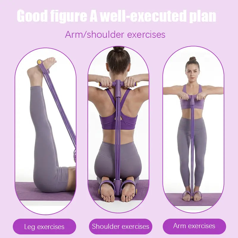 Eco-Friendly Natural Latex Resistance Bands | Adjustable Loop Straps for Arm, Waist & Yoga Training – Home Gym Essential