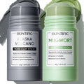 SKINTIFIC™ Mugwort & Volcano Clarifying Clay Stick Combo(2-Pack)
