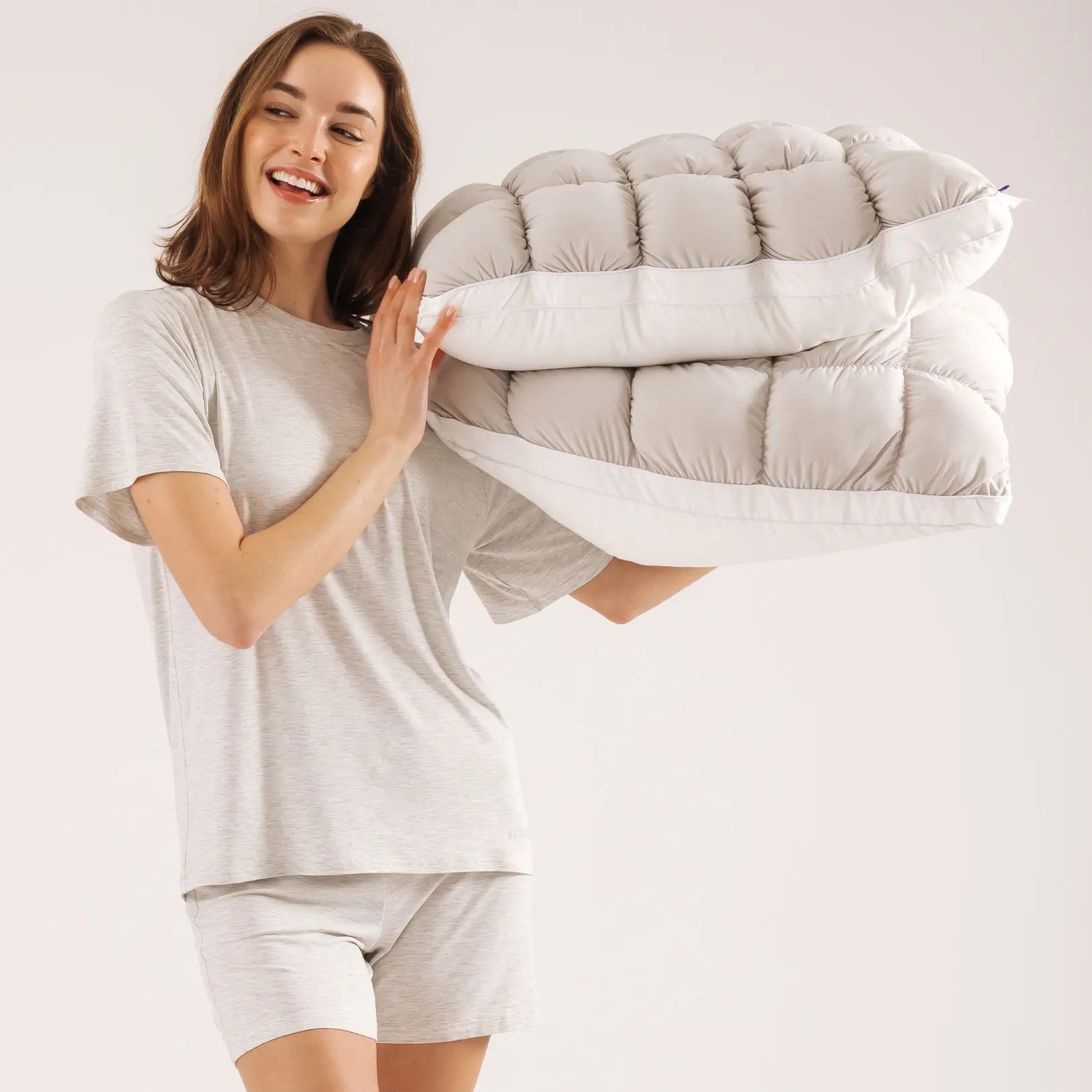 Mellow Puff Pillow | The Ultimate Cloud-Like Cooling Pillow (Puff-Grid Design)