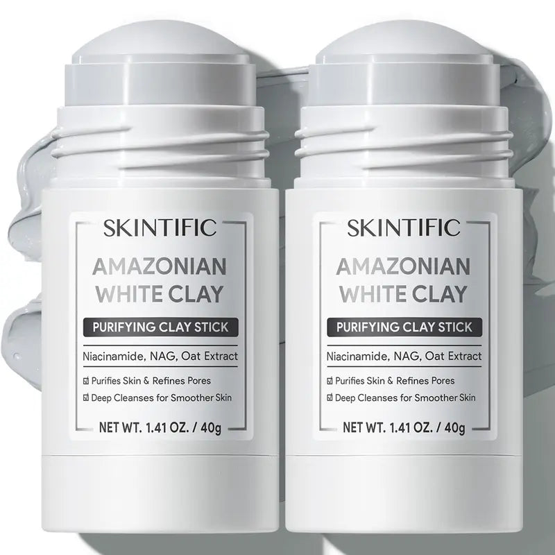 SKINTIFIC™ Mugwort & Volcano Clarifying Clay Stick Combo(2-Pack)