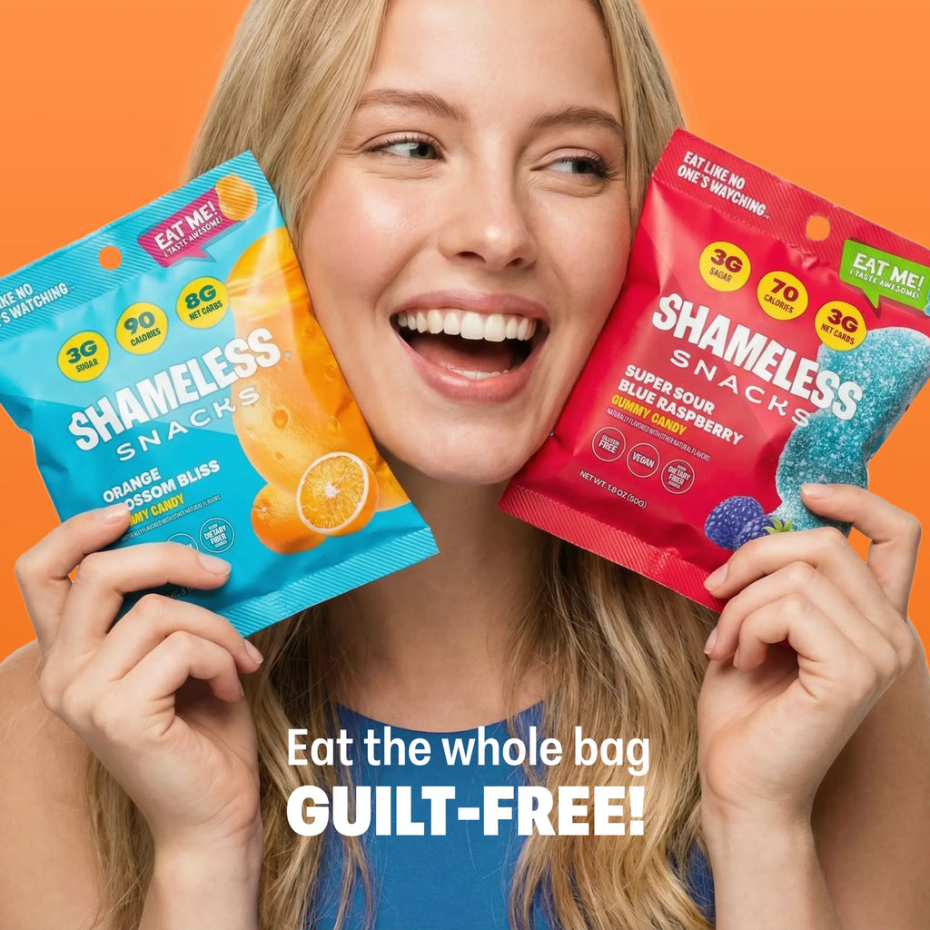 Shameless Snacks 12-Flavor Fruit Gummies Bundle | Low Sugar, Keto-Friendly & Gluten-Free – Healthy Snack Variety Pack with Classic & New Flavours