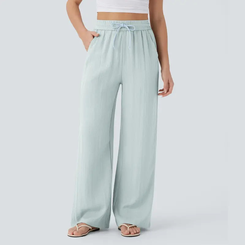 Halara™ Soft Touch Drawstring Wide-Leg Pants with Pockets