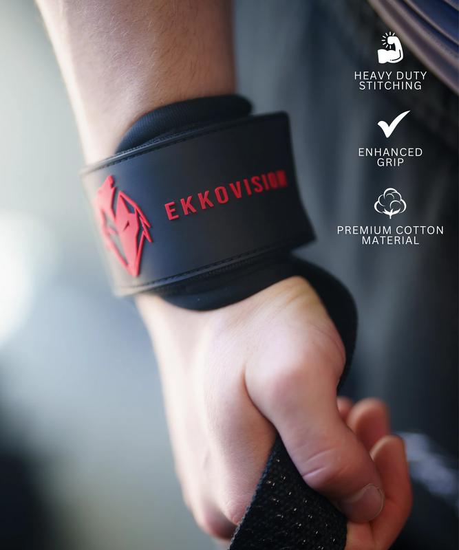 EKKO Lifting Straps | Heavy-Duty Weightlifting Pull Straps for Deadlifts, Pull-Ups & Rows – Gym Essential
