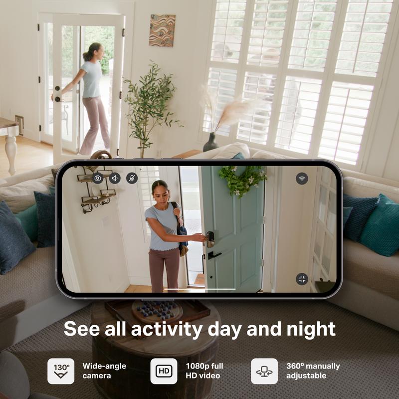 myQ Smart Indoor Security Camera | HD Night Vision with Motion Alerts & Two-Way Audio – View from Your Phone, Anywhere, Anytime