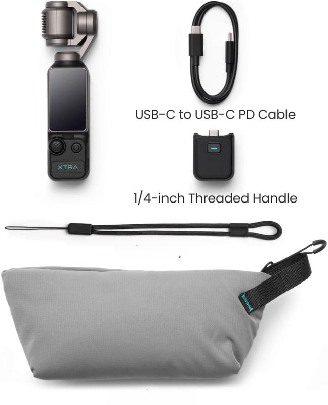 Xtra Muse Vlogging Camera | 4K/120fps with 3-Axis Gimbal Stabilizer – Fast Focus, Face Tracking & Portable for Travel