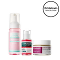[Dr.Melaxin Official] Firming & Plumping Routine | Pink Spicule Serum, Melting Cleanser & Calcium Cream Trio