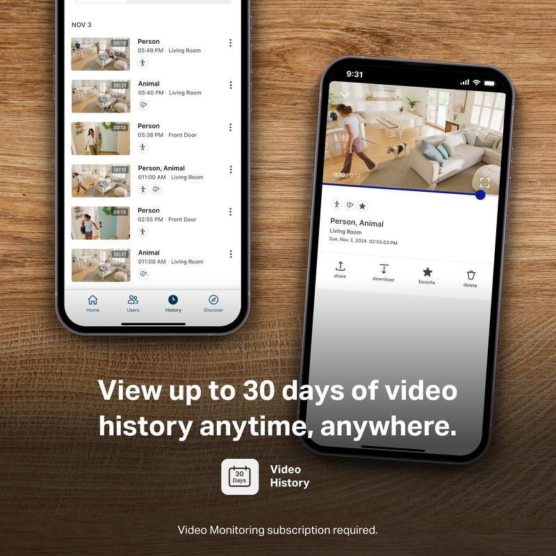 myQ Smart Indoor Security Camera | HD Night Vision with Motion Alerts & Two-Way Audio – View from Your Phone, Anywhere, Anytime