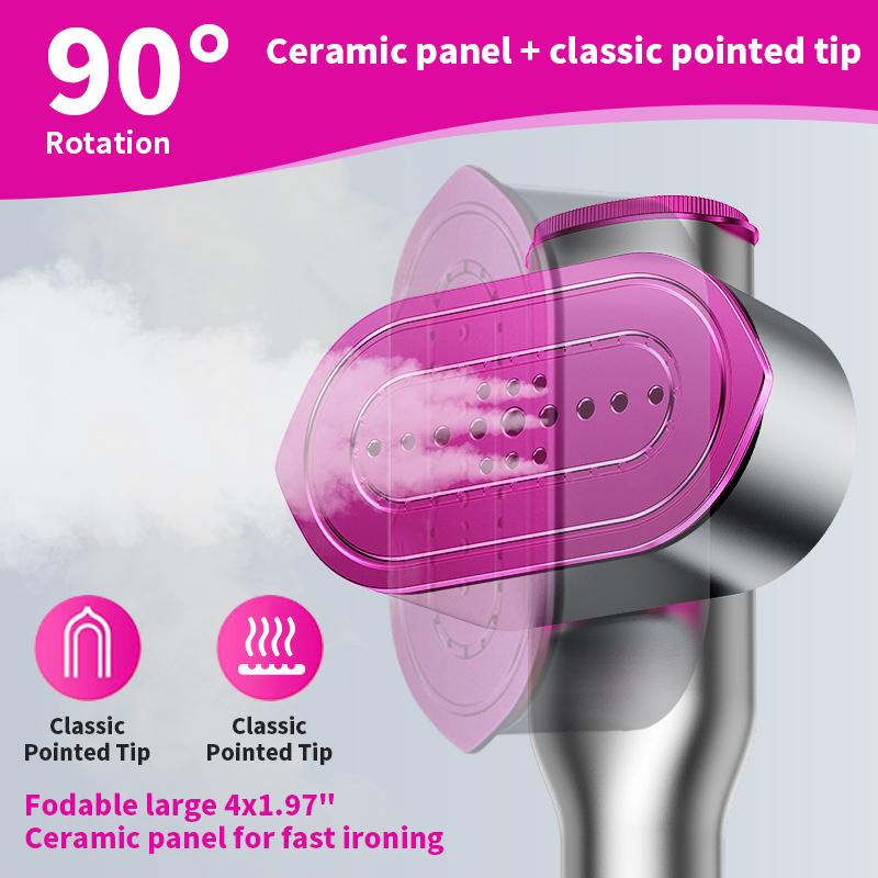 Dr.Flash Handheld Garment Steamer with LED Display