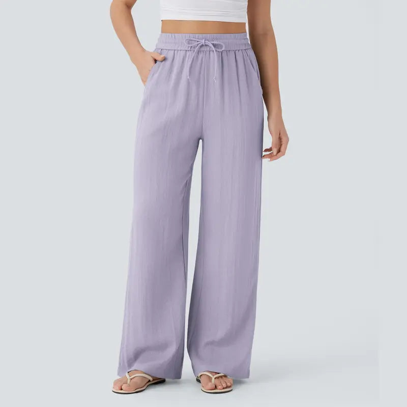 Halara™ Soft Touch Drawstring Wide-Leg Pants with Pockets