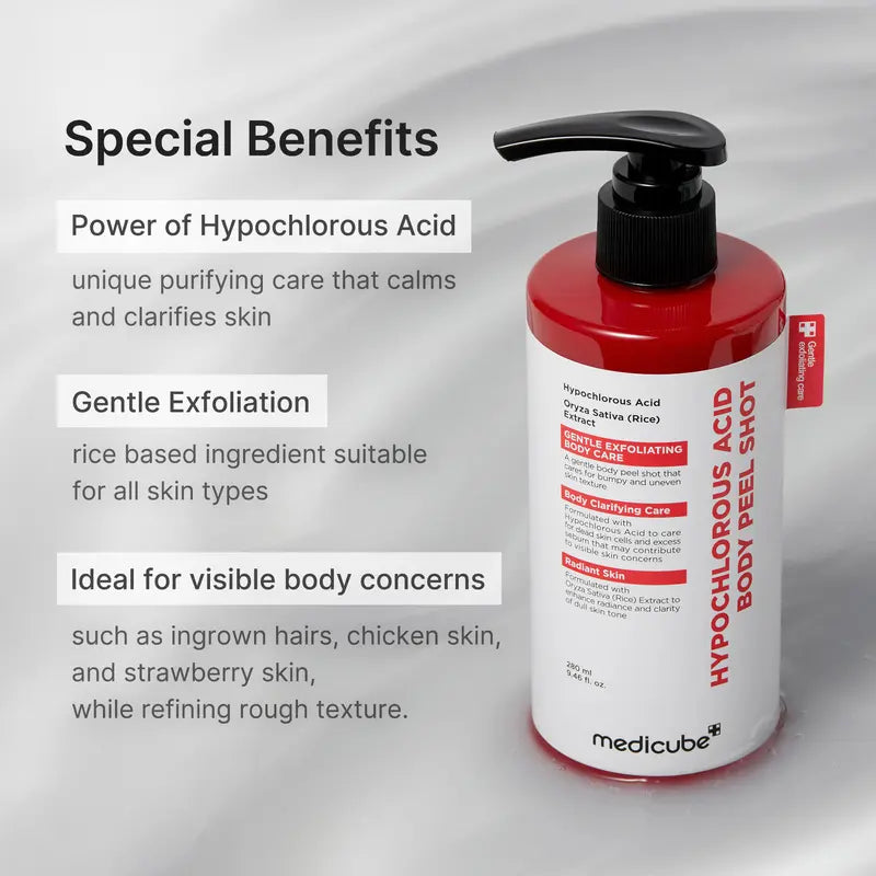 medicube™ Gentle Face & Body Rice Peel Shot (2-Pack)