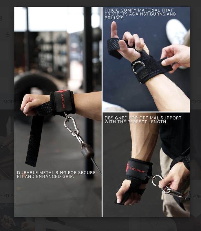 EKKO Lifting Straps | Heavy-Duty Weightlifting Pull Straps for Deadlifts, Pull-Ups & Rows – Gym Essential