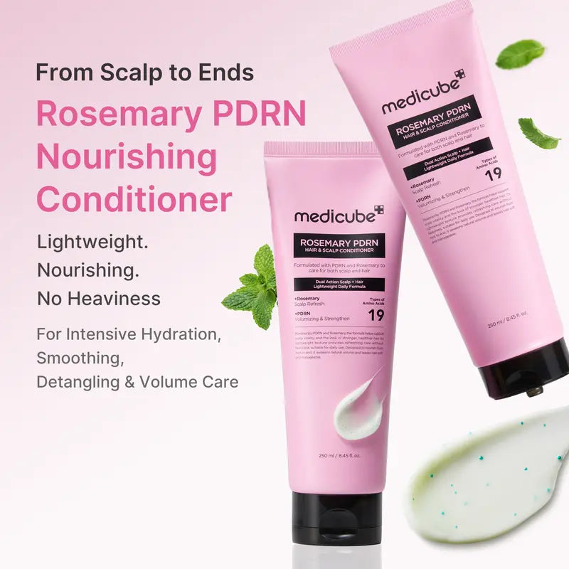 medicube™ Rosemary PDRN Scalp & Hair Thinning Care Kit (4-Piece)