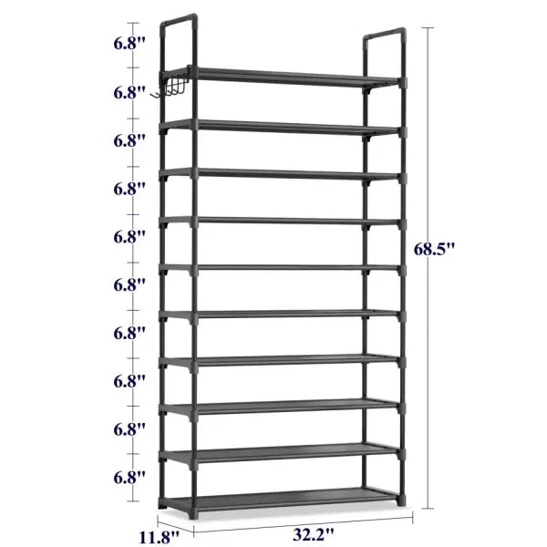 Kitsure™ Multi-Tier Shoe Rack with Side Handles