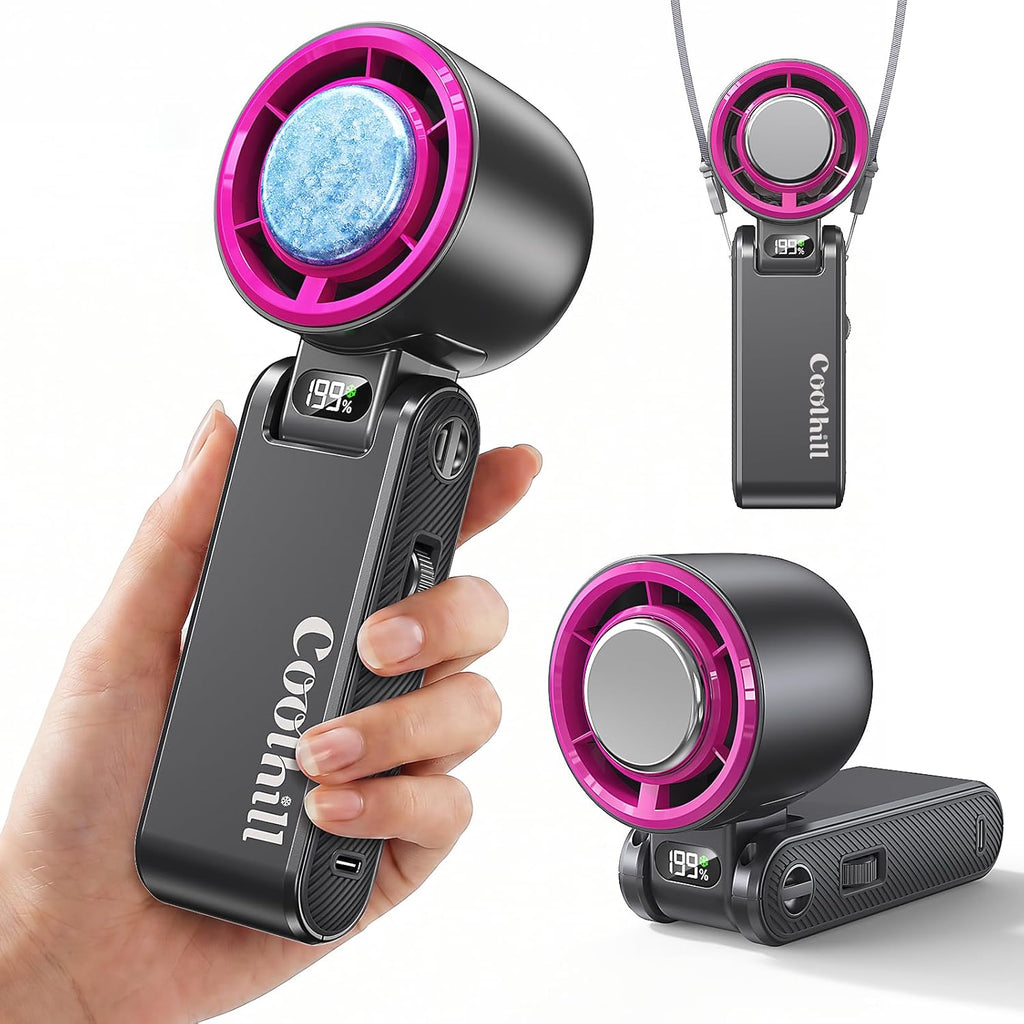 Ultra-Powerful Foldable Turbo Fan (199 Speeds & Smart LED Display)