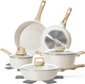 SODAY 12-Piece Healthy Granite Cookware Set(Toxin-Free & Non-Stick)