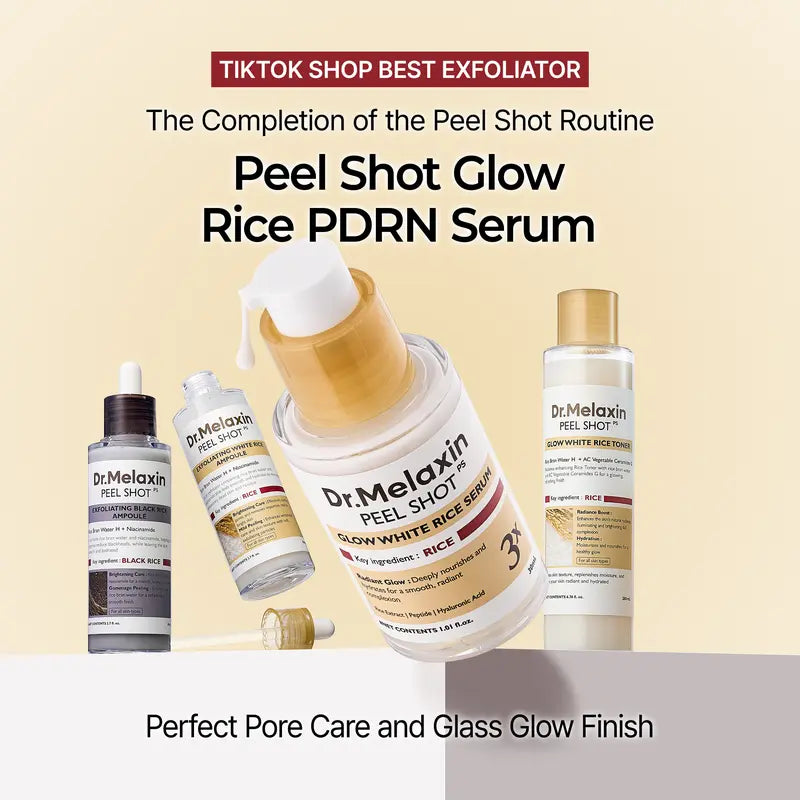 [Dr.Melaxin Official] Complete Pure Glow Firming Set | Exfoliating & Eye Volume Care for a Radiant Korean Glow in a Week