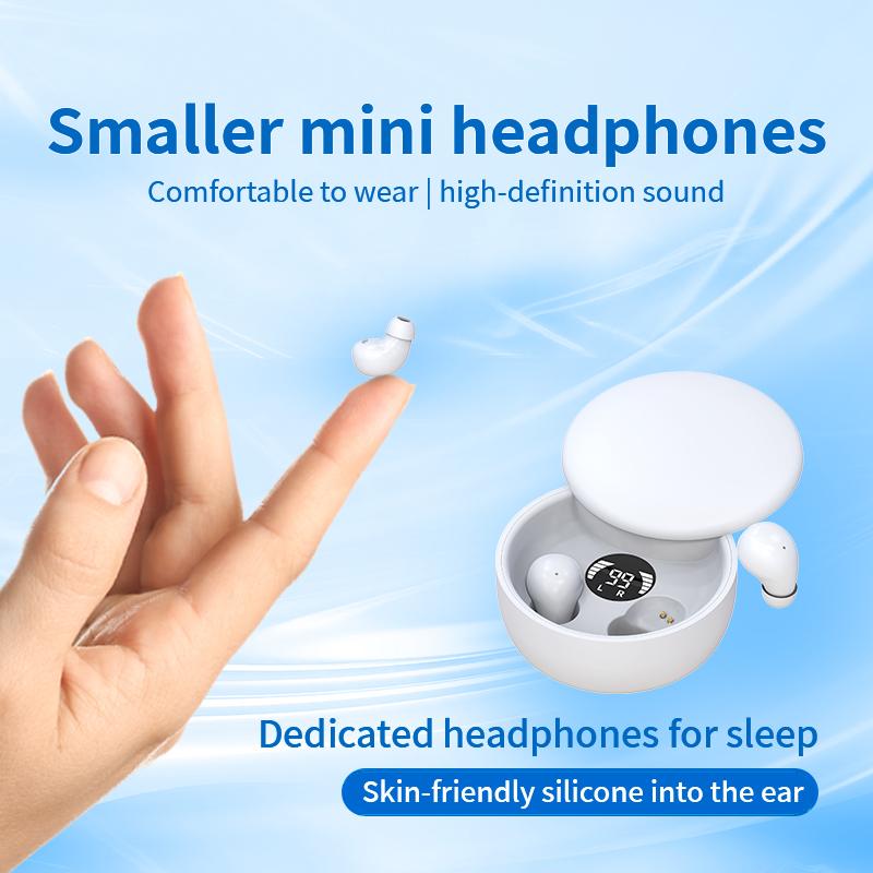 MSHUKCOE Mini True Wireless Earbuds | Bluetooth 5.4 with Noise Cancelling for Sport, Gaming & Daily Use