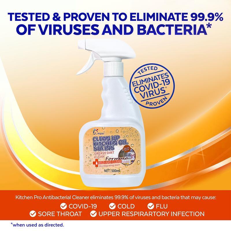 Liapu 500ml Kitchen Degreaser Spray — Instant Grease &  Bacteria Removal