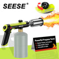 SEESE Propane Torch | Adjustable Flame with Safety Lock – Searing Steak, Lighting BBQs, Charcoal & Fireplaces