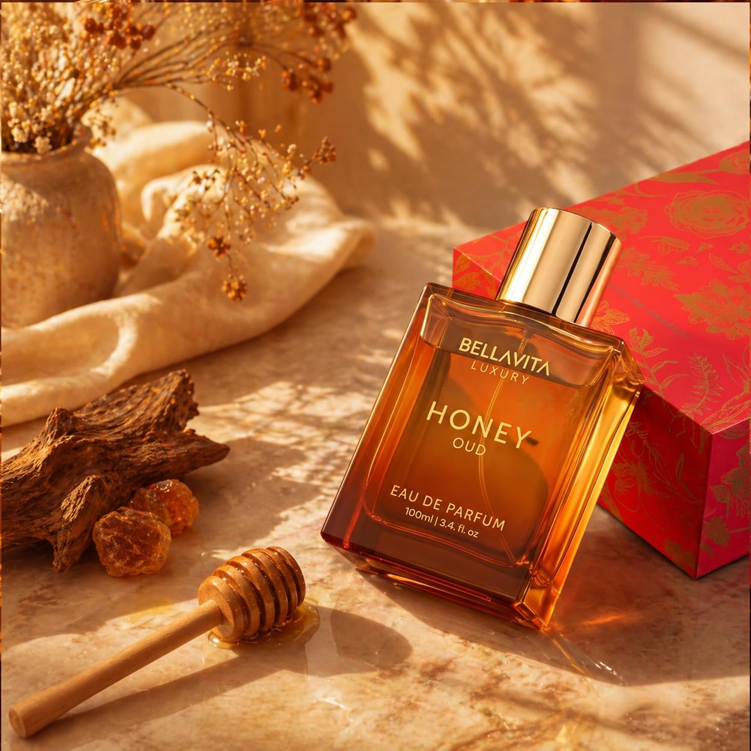 Bella Vita Luxury Honey Oud Oud EDP (Warm Vanilla, Patchouli & Bergamot)