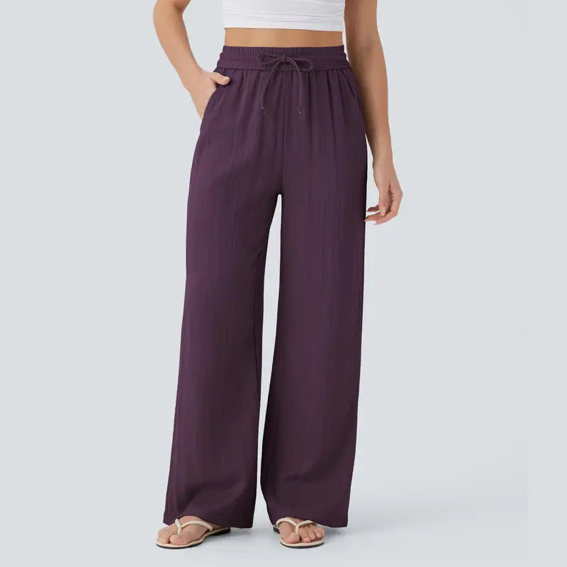 Halara™ Soft Touch Drawstring Wide-Leg Pants with Pockets