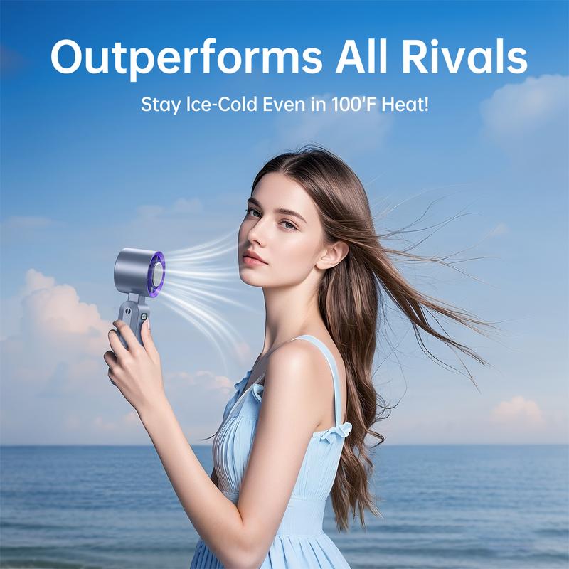 Ultra-Powerful Foldable Turbo Fan (199 Speeds & Smart LED Display)