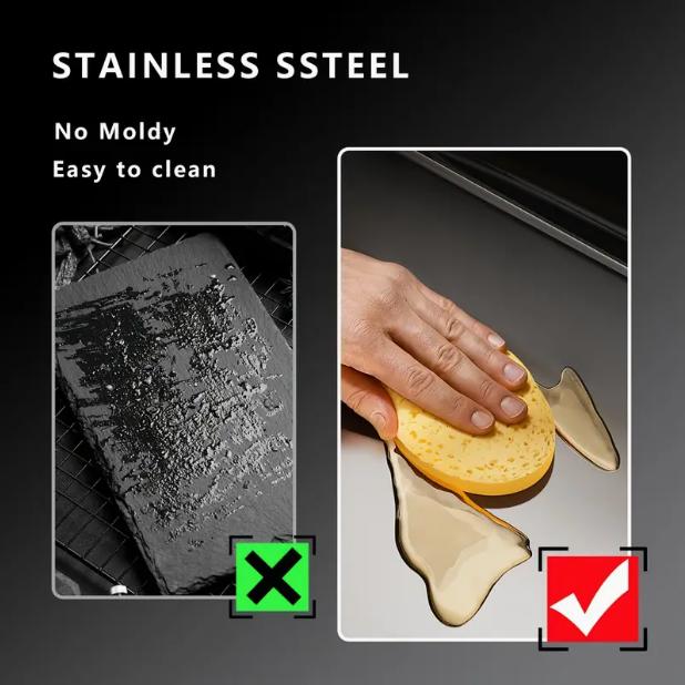 Stainless Steel Chopping Board | Non-Slip Cutting Surface, Easy-Clean & Knife-Friendly – Durable Kitchen Essential