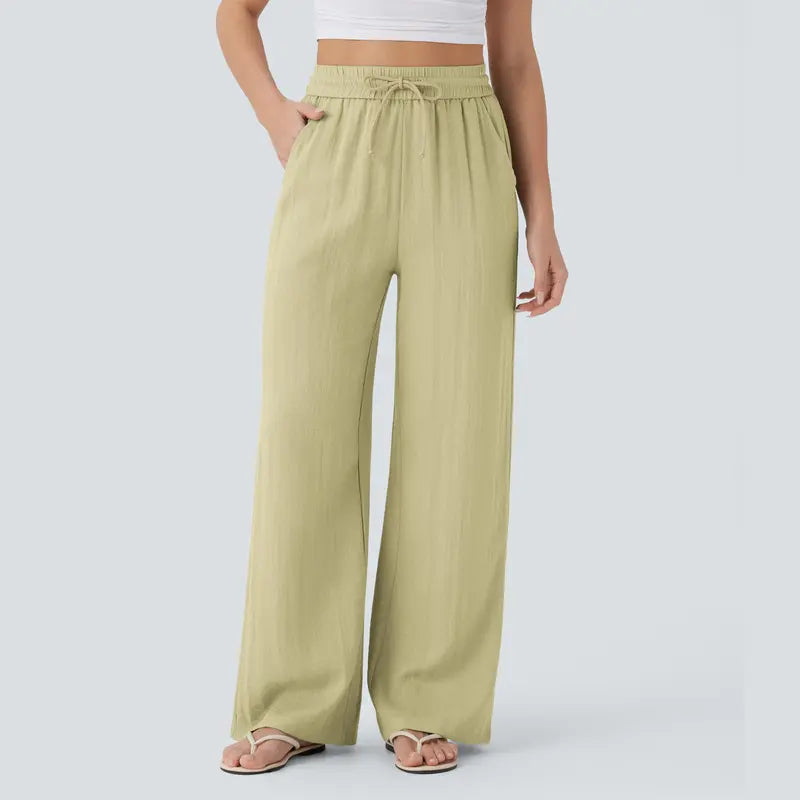 Halara™ Soft Touch Drawstring Wide-Leg Pants with Pockets