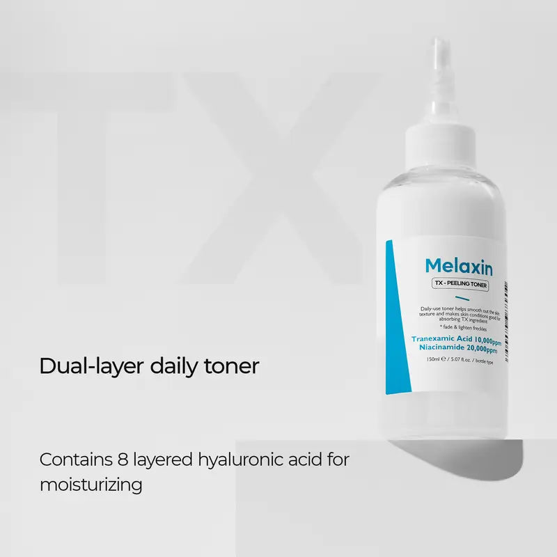 [Dr.Melaxin Official] TX Tranexamic Acid Dark Spot Care Line | TX Ampoule Cleanser + Peeling Toner + Ampoule Rx + Cream | Dark Spot, Brightening