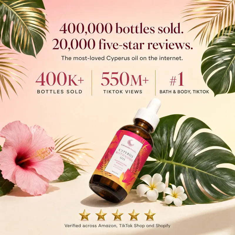Caramela Beauty™ Cyperus Rotundus Hair Inhibitor Oil (60ml)