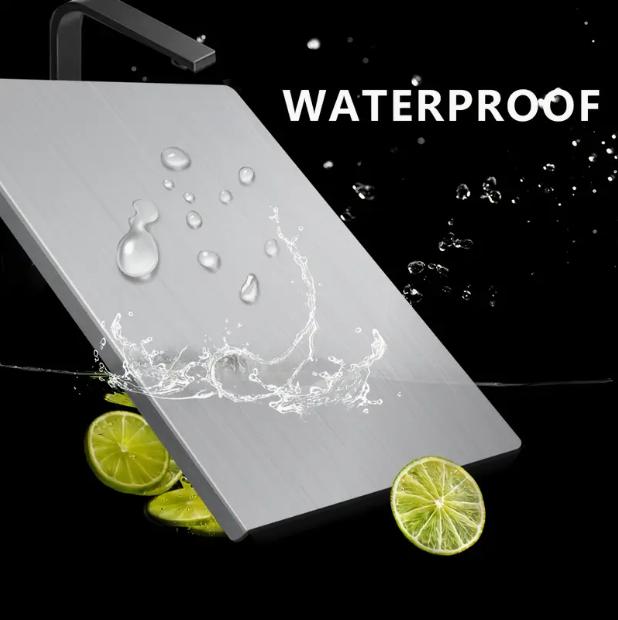 Stainless Steel Chopping Board | Non-Slip Cutting Surface, Easy-Clean & Knife-Friendly – Durable Kitchen Essential