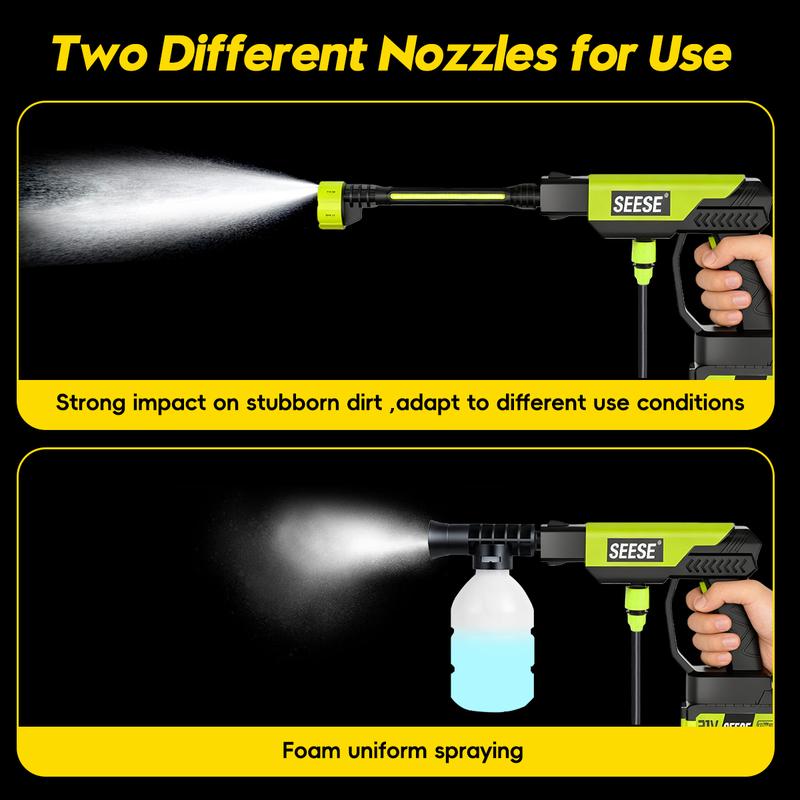 SEESE Cordless Pressure Washer | Give Your 4WD, Patio & Garden a Good Blast