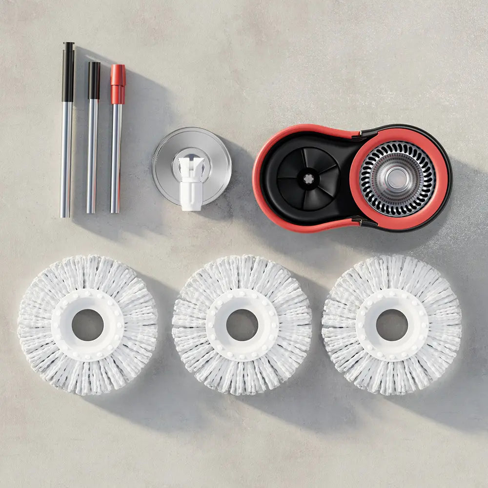 Spin Mop & Bucket Set with Hands-Free Wringer