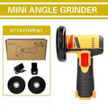 12V Cordless Mini Brushless Angle Grinder Kit (with 2x Batteries)