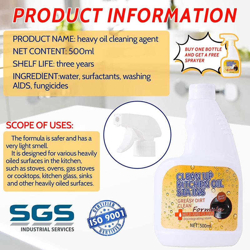 Liapu 500ml Kitchen Degreaser Spray — Instant Grease &  Bacteria Removal