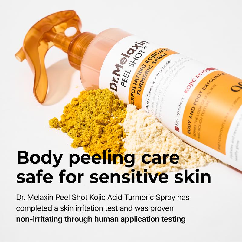 Dr.Melaxin Peel Shot Keratin Spray | Kojic Acid + Turmeric – Exfoliate, Clear Pores & Brighten Skin