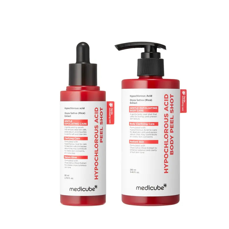 medicube™ Gentle Face & Body Rice Peel Shot (2-Pack)